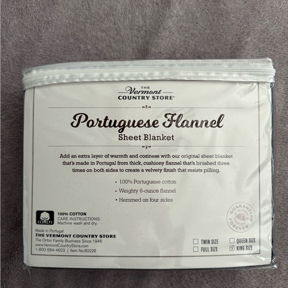 Portuguese Flannel Sheet Blanket